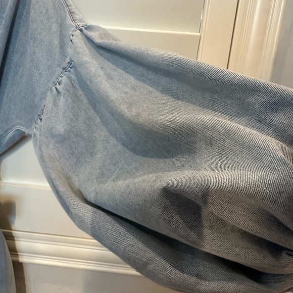 Mable Denim Blue Women's Romper - Picture 11 of 12